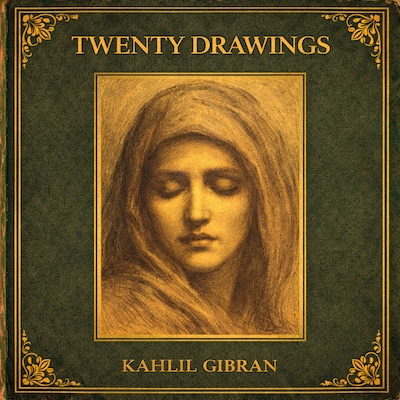 Twenty Drawings – omslag til lydbogen af Kahlil Gibran