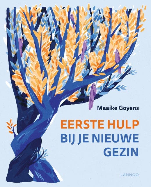 Eerste hulp bij je nieuwe gezin – omslag van het luisterboek van Maaike Goyens