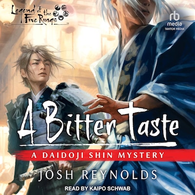 A Bitter Taste – omslag til lydbogen af Josh Reynolds