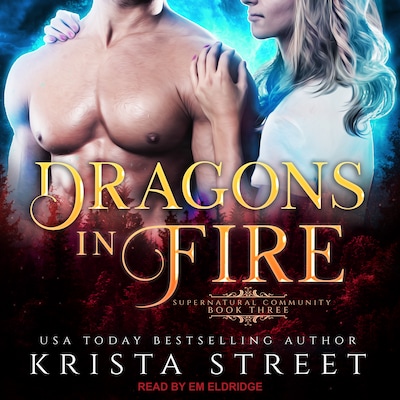 Dragons in Fire – omslag til lydbogen af Krista Street