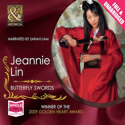 Butterfly Swords – omslag til lydbogen af Jeannie Lin