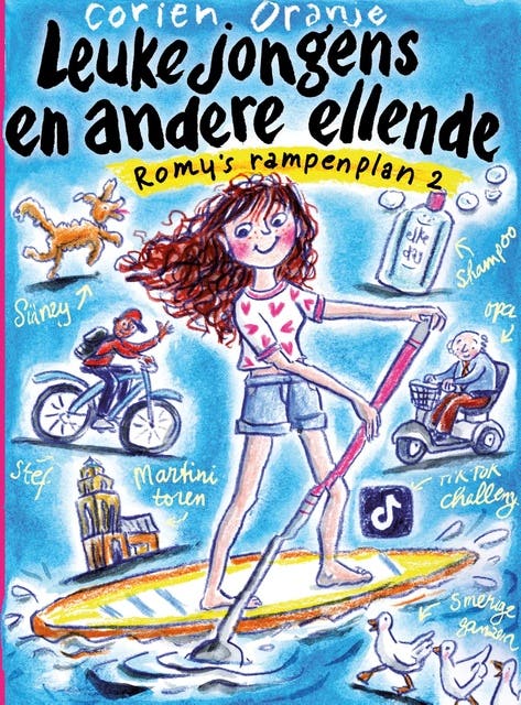 Leuke jongens en andere ellende – omslag van het luisterboek van Corien Oranje