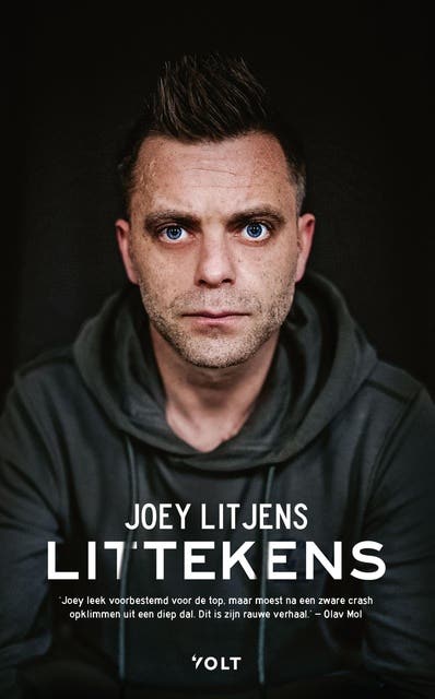 Littekens – omslag van het luisterboek van Joey Litjens