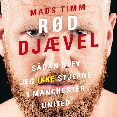 Rød djævel – omslag til lydbogen af Søren Baastrup, Mads Timm