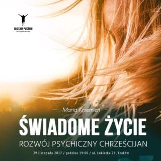 Świadome życie – okładka audiobooka, autor Maria Krzemień