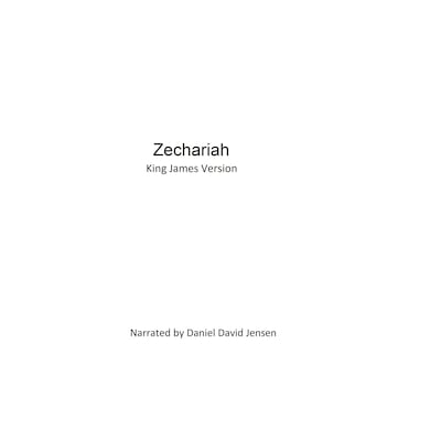 Zechariah – omslag van het luisterboek van AV, KJV