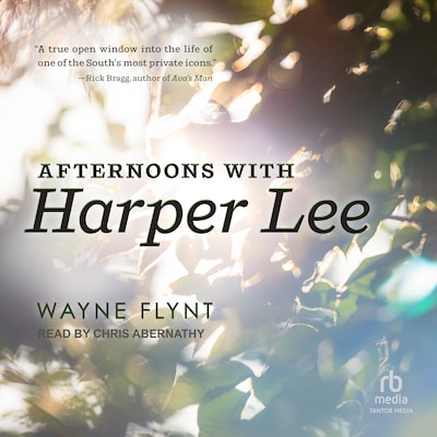 Afternoons with Harper Lee – omslag til lydbogen af Wayne Flynt