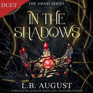 In The Shadows: A forbidden, enemies to lovers romance – omslag till ljudboken av L.B. August