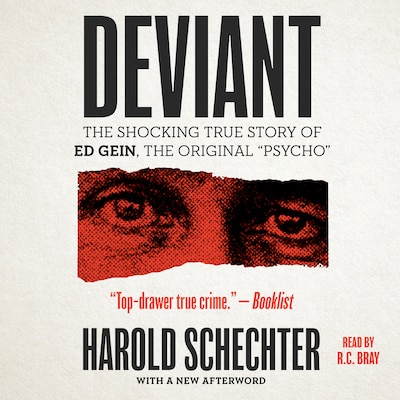 Deviant – omslag til lydbogen af Harold Schechter