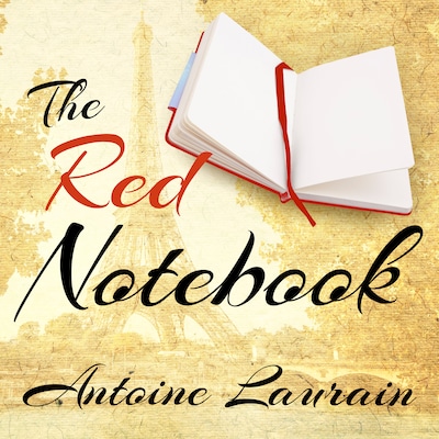 The Red Notebook – omslag til lydbogen af Antoine Laurain