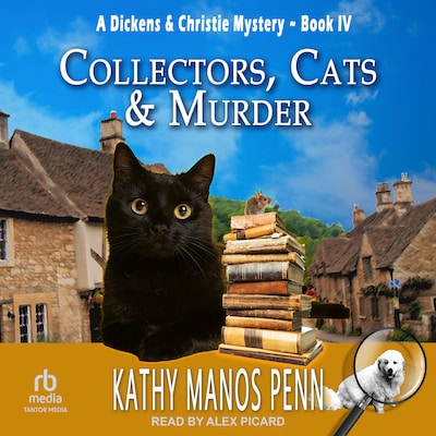 Collectors, Cats & Murder – omslag til lydbogen af Kathy Manos Penn