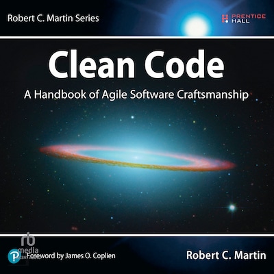 Clean Code – omslag til lydbogen af Robert C. Martin