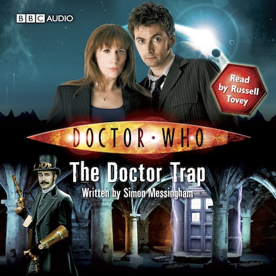 Doctor Who: The Doctor Trap – omslag til lydbogen af Simon Messingham