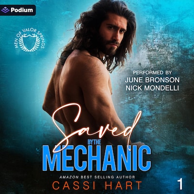 Saved by the Mechanic – omslag til lydbogen af Cassi Hart