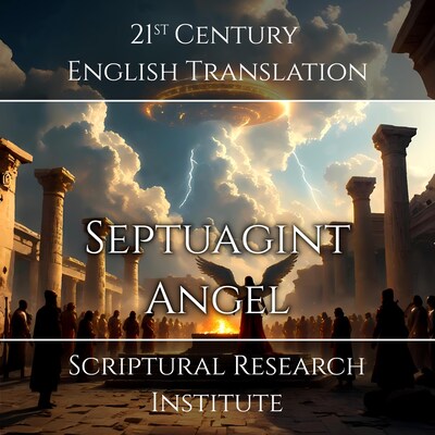 Septuagint - Angel – omslag til lydbogen af Scriptural Research Institute