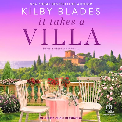 It Takes a Villa – omslag til lydbogen af Kilby Blades