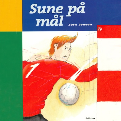 Sune på mål – omslag til lydbogen af Jørn Jensen