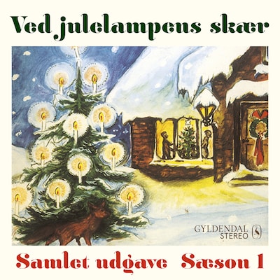 Ved julelampens Skær 2022 Samlet – omslag til lydbogen af Gyldendal Leksikon