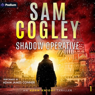 Shadow Operative – omslag til lydbogen af Sam Cogley
