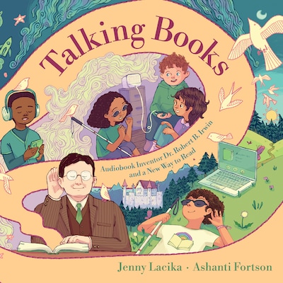 Talking Books – omslag til lydbogen af Jenny Lacika
