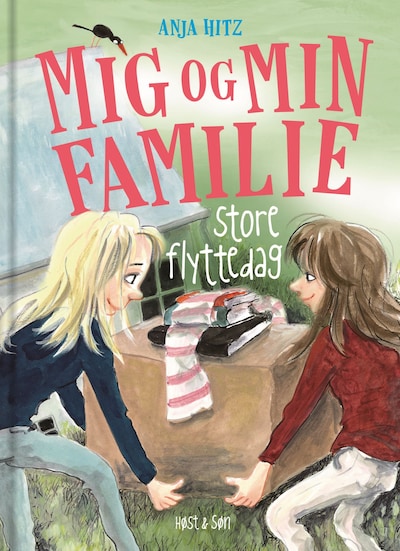 Mig og min familie. Store flyttedag – omslag til lydbogen af Anja Hitz