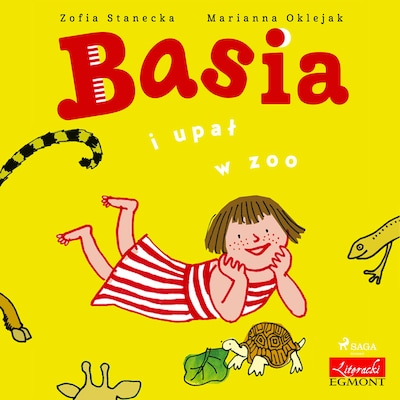 Basia i upał w ZOO – okładka audiobooka, autor Zofia Stanecka