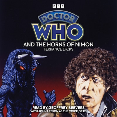 Doctor Who and the Horns of Nimon – omslag til lydbogen af Terrance Dicks