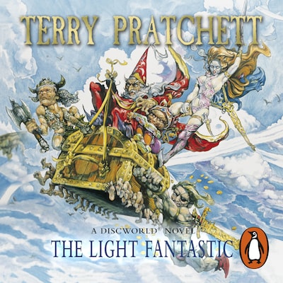 The Light Fantastic – omslag til lydbogen af Terry Pratchett