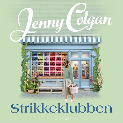 Strikkeklubben – omslag til lydbogen af Jenny Colgan