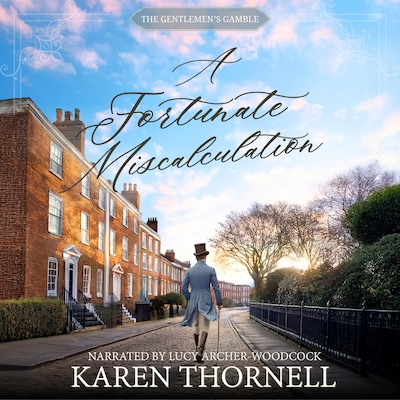 A Fortunate Miscalculation – omslag til lydbogen af Karen Thornell