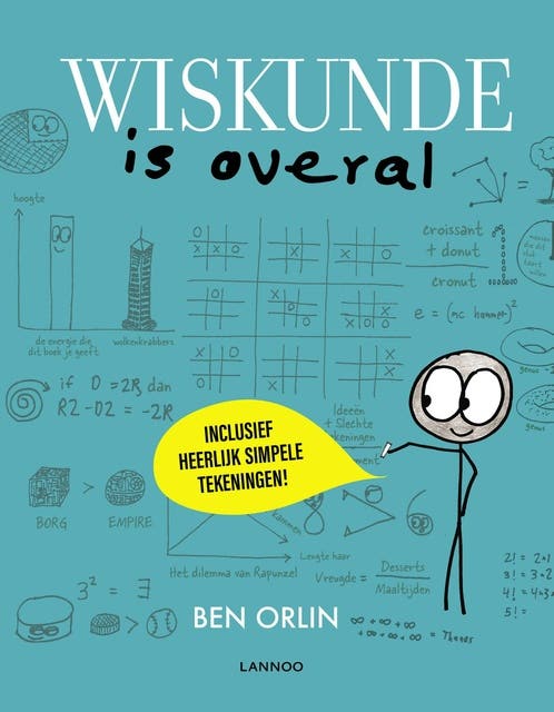 Wiskunde is overal: Inclusief heerlijk simpele tekeningen! – omslag van het luisterboek van Ben Orlin