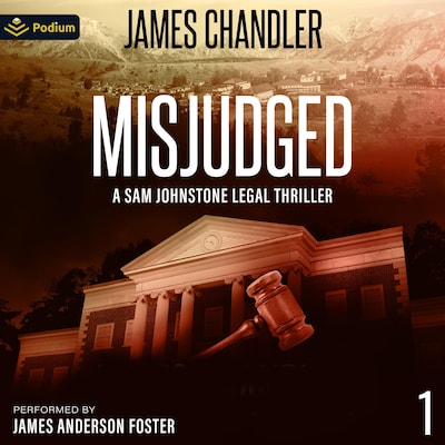 Misjudged – omslag til lydbogen af James Chandler