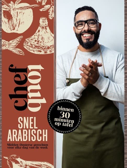 Chef Toub: Snel Arabisch – omslag van het luisterboek van Mounir Toub