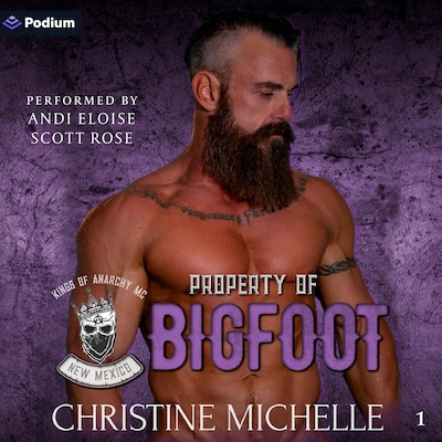 Property of Bigfoot – omslag til lydbogen af Christine Michelle