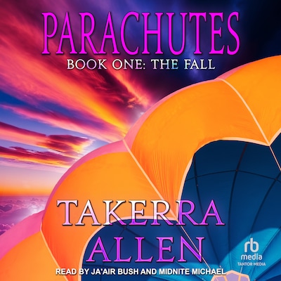 Parachutes – omslag til lydbogen af Takerra Allen
