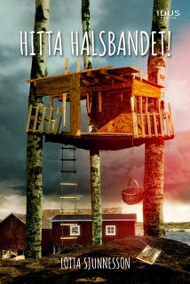 Hitta halsbandet! – omslag till ljudboken av Lotta Sjunnesson