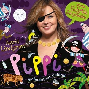 Pippi wchodzi na pokład – okładka audiobooka, autor Astrid Lindgren