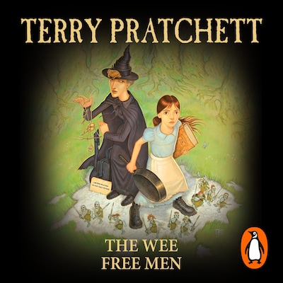 The Wee Free Men – omslag til lydbogen af Terry Pratchett