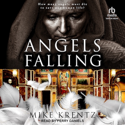 Angels Falling – omslag til lydbogen af Mike Krentz