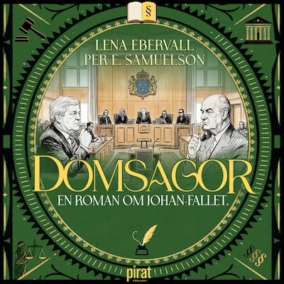 Domsagor – omslag till ljudboken av Ebervall & Samuelson