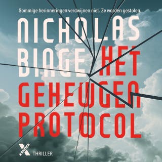 Het geheugenprotocol – omslag van het luisterboek van Nicholas Binge