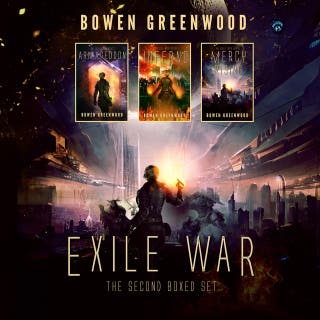 Exile War: The Second Boxed Set – omslag till ljudboken av Bowen Greenwood