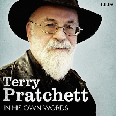 Terry Pratchett In His Own Words – omslag til lydbogen af Terry Pratchett