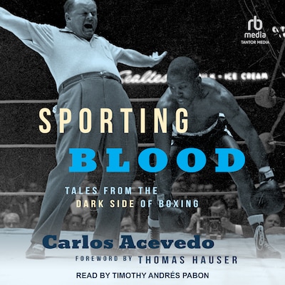 Sporting Blood – omslag til lydbogen af Carlos Acevedo
