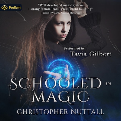 Schooled in Magic – omslag til lydbogen af Christopher G. Nuttall