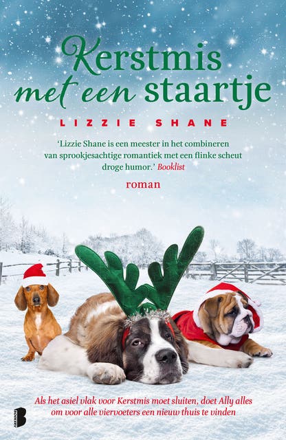 Kerstmis met een staartje: Als het asiel vlak voor Kerstmis moet sluiten, doet Ally alles om voor alle viervoeters een nieuw thuis te vinden – omslag van het luisterboek van Lizzie Shane
