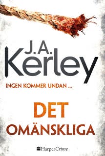 Det omänskliga – omslag till ljudboken av J.A. Kerley