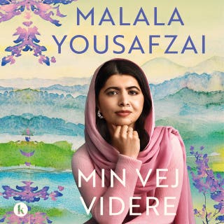 Min vej videre – omslag til lydbogen af Malala Yousafzai