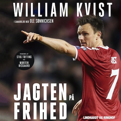 Jagten på frihed – omslag til lydbogen af William Kvist, Ole Sønnichsen
