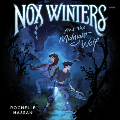 Nox Winters and the Midnight Wolf – omslag til lydbogen af Rochelle Hassan